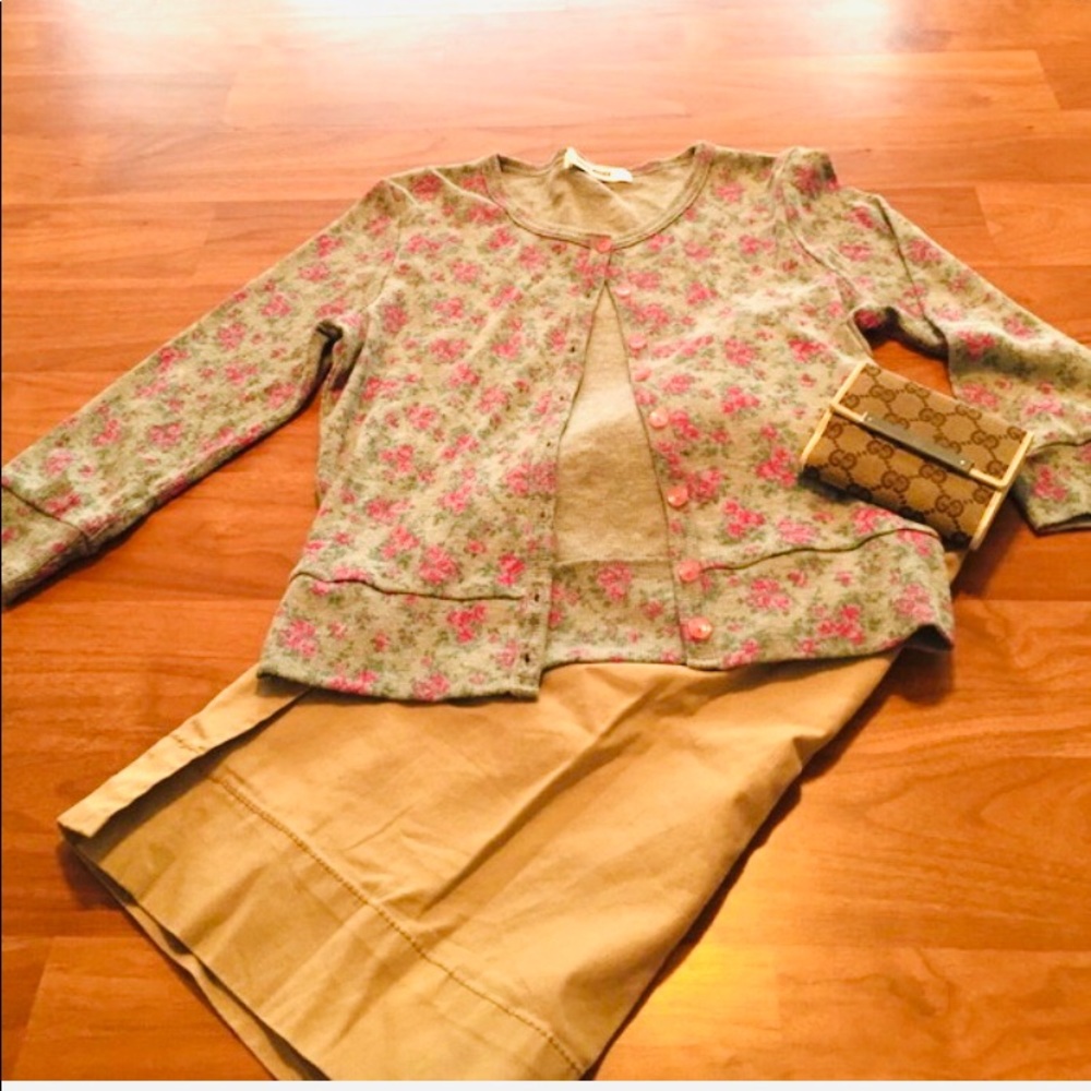 Floral cardigan